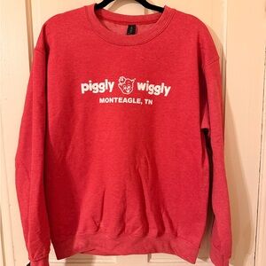 Gildan Red Heavy Blend Piggly Wiggly Sweatshirt